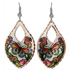 Elegant and classy art jewelry by Jo Lynch, buy flowers and butterfly earrings
