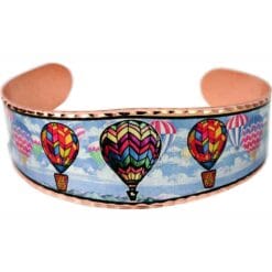 Splendid handmade colorful hot air balloons bracelet