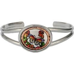 Wire butterfly bracelet, art jewelry by Jo Lynch will evoke delighted admiration