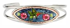 Wholesale art jewelry, wire hummingbird bracelets