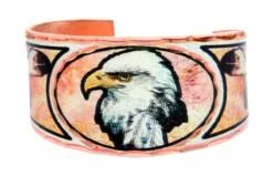 Buy bald eagle rings created from watercolor artwork by Lynn Bean