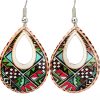 Buy colorful Native American earrings created in impressive design and colors