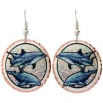 Colorful Dolphin Earrings