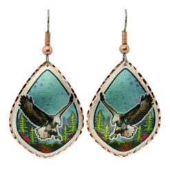 Wear these eagle earrings if you want to show your love for wildlife