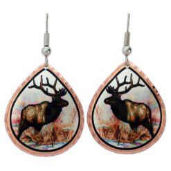 Art jewelry, elk earrings, exquisite handmade jewelry that can not be found anywhere else
