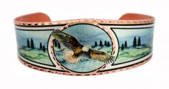 Alaska wildlife inspired flying bald eagle bracelets