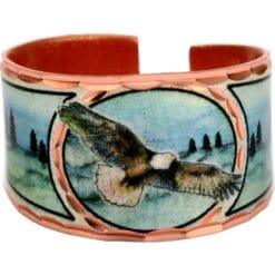 Alaska jewelry wildlife rings, American eagle adjustable handmade rings