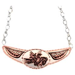 Native Haida eagle choker necklace for you handmade with love