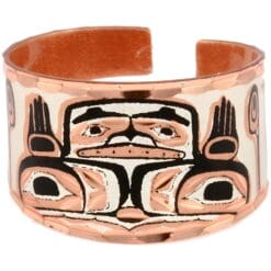 Handmade rings created in Native Haida hands of creation design