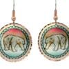 Colorful polar bear earrings, the perfect handmade jewelry for any outfit
