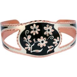 Buy delicately handmade copper flower bracelets