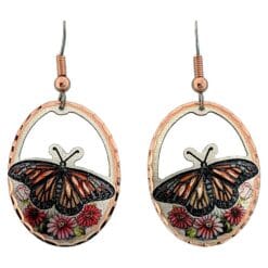 When you wear these Monarch butterfly earrings you will receive lots of compliments