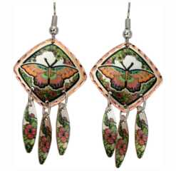 Magnificent butterfly earrings