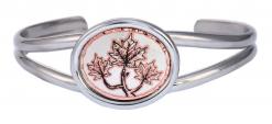 Handmade Wire Canadian Maple Leaf Bracelet