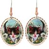 Wear these cat in daisies earrings will make you smile