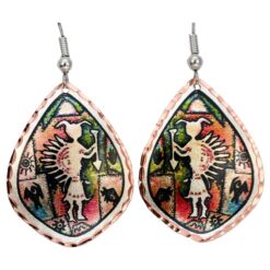 Wear Cave Painting Earrings to Show Your Sophisticated Fashion Style
