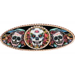 Colorful Artwork Day of the Dead Hair Clip