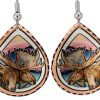 Wholesale Colorful Art Jewelry, Handmade Moose Earrings