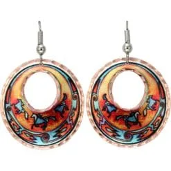 Buy Charming Horse Earrings Created in Western Style with Native Flair