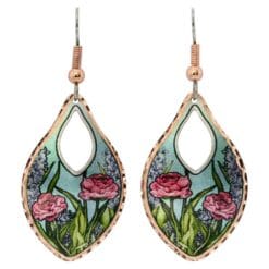 You will be mesmerizing everyone by wearing these pink roses earrings