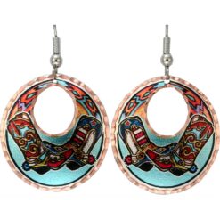 Buy Western Art Jewelry, Round Cowboy Boots Earrings