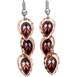 Buy Dainty Teardrop Earrings Created in Colorful Feather Artwork