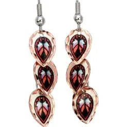 Buy Dainty Teardrop Earrings Created in Colorful Feather Artwork