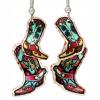 Dangle Cowboy Boots Western Earrings Dangle Cowboy Boots Western Earrings