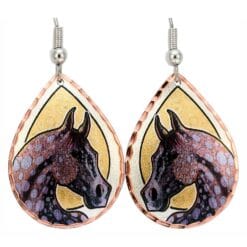 Buy Horse Jewelry Earrings in Teardrop Shape