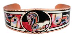 Equus horse bracelet designed by Bob Coonts in an exquisite whimsical artwwork