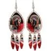Dangle Horse Earrings, Whimsical Art Jewelry by Bob Coonts