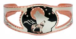 Wear this handcrafted howling wolf bracelets and bring out the wild and free in you