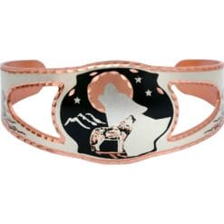 Howling wolf bracelet, handmade wholesale bracelets affordable and unique