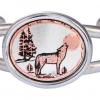 Howling Wolf Wire Bracelet, Handcrafted Artisan Bracelets
