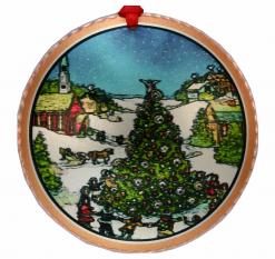 Handmade Christmas Tree Ornament Created in Town Square Tree Design
