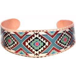 Buy teal blue and burgundy SW Native American Bracelet
