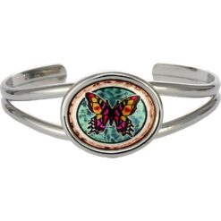 Wholesale whimsical art jewelry, wire butterfly bracelets