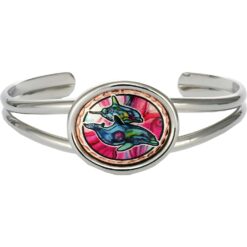 Wholesale whimsical art jewelry, wire dolphin bracelets