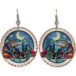 Sleeping Cat Earrings