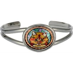 Wearing tabby cat wire bracelet will definitely get you compliments