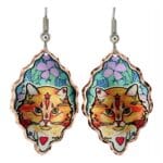 Tabby Cat Earrings
