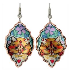 Cute Tabby Cat Earrings