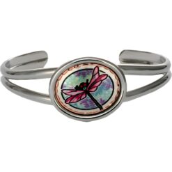 Wholesale handmade art jewelry, whimsical dragonfly bracelets
