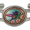 Buy Beautiful whimsical art hummingbird bracelet designed by Jo Lynch
