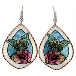 Whimsical Art Jewelry, Butterfly Earrings