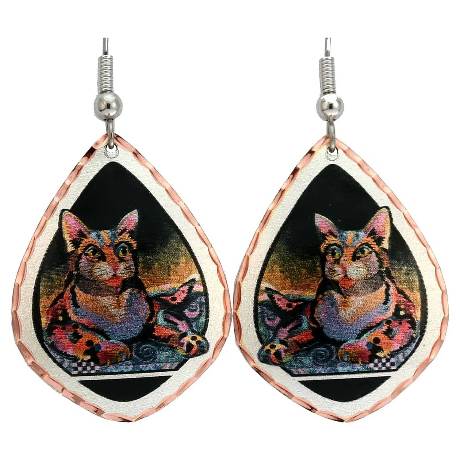 Buy Whimsical Cat Earrings