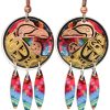 Cut out Native Haida raven earrings will make you feel special, unique, and sophisticated