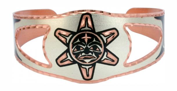 Buy Handmade Native NW Sun Totem Bracelet