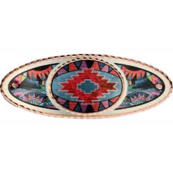 Colorful Copper Artwork Native American Hair Clips