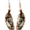 Native Southwest Copper Feather earrings to accentuate your fashion style